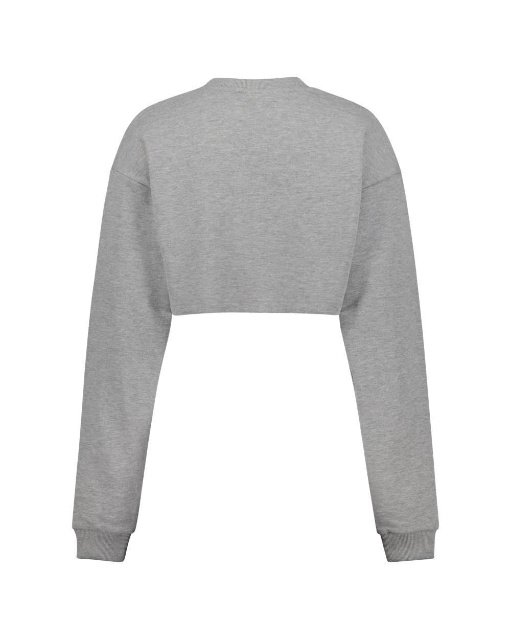 KUSOWORLD Cropped Sweatshirt Raw Grey