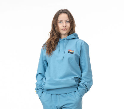 Kusoworld Hoodie Light Blue